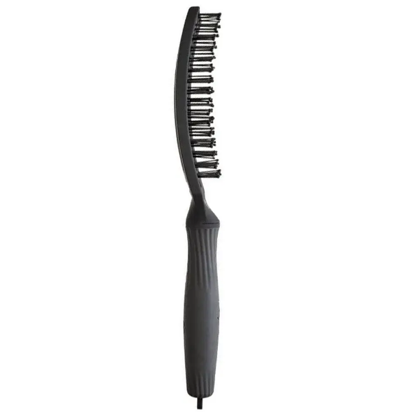 Щітка для волосся Olivia Garden Finger Brush Care Iconic Double blister black M 00-00025325 фото