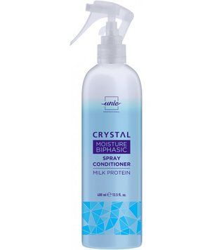 Спрей-кондиціонер зволожуючий для волосся Unic Crystal Moisture Biphasic Spray Conditioner 400 мл 00-00024322 фото