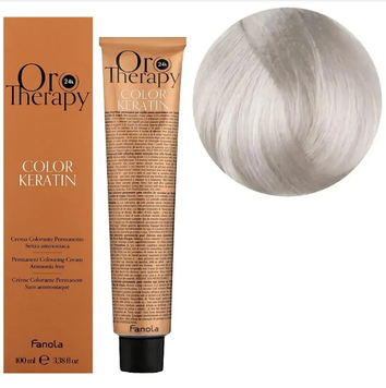 Крем-краска безаммиачная для волос Fanola Oro Therapy №11/7 Superlight platinum blonde iris 100 мл 00-00003069 фото