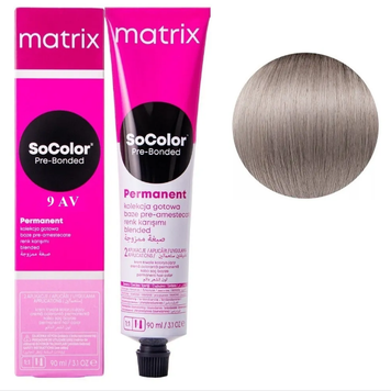 Крем-фарба Matrix SoColor Pre-Bonded Cream №9AV Перламутровый пепельный очень светлый блондин 90 мл 00-00026571 фото