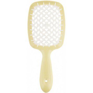 Щітка для волосся Janeke Superbrush Жовто-біла 00-00018037 фото