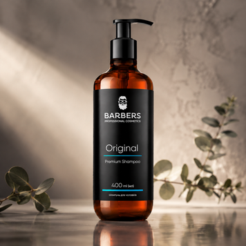 Шампунь для чоловіків для щоденного використання Barbers Original 400 мл 00-00018078 фото