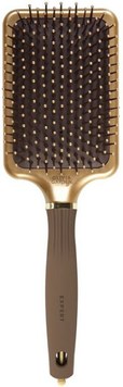 Щетка для волос Olivia Garden Expert Care Rectangular Nylon Gold&Brown L 00-00024464 фото