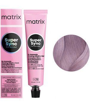 Крем-фарба безаміачна Matrix Super Sync Pre-Bonded №8V Light blonde purple 90 мл 00-00024987 фото