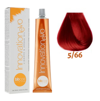 Крем-фарба для волосся BBCos Innovation Evo №5/66 RP Chestnut Light Red 100 мл 00-00024198 фото