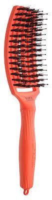 Щітка масажна для волосся Olivia Garden Finger Brush Iconic Boar&Nylon Orange Dream 00-00027338 фото
