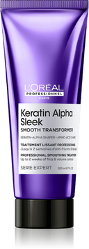 Крем для гладкости и контроля пушистости волос L'Oreal Professionnel Keratin Alpha Sleek 200 мл 00-00027301 фото