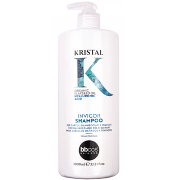 Шампунь для поврежденных волос BBcos Kristal Invigor Shampoo 1000 мл 00-00026034 фото