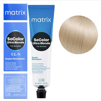 Крем-краска Matrix SoColor Pre-Bonded Permanent №UL-N Нейтральный ультра блонд 90 мл 00-00026806 фото