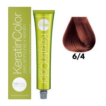 Крем-фарба безаміачна для волосся BBCos Keratin Color №6.4 Red Dark Blond 100 мл 00-00023209 фото