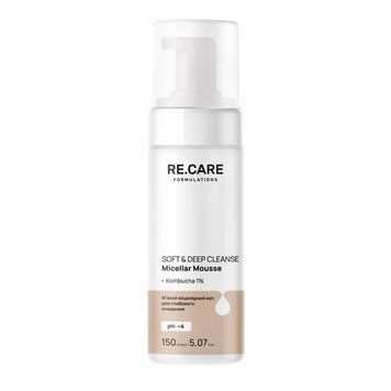 Мусс мицеллярный для глубокой очистки Re.Care Soft & Deep Cleanse Micellar Mousse 150 мл 00-00025547 фото