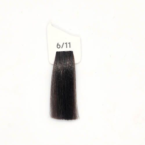 Крем-фарба аміачна для волосся Inebrya Сolor №6/11 Dark Blonde Intense Ash 100 мл 00-00021443 фото