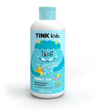 Піна для ванни дитяча TINK KIDS Bubble Gum 500 мл 00-00025555 фото