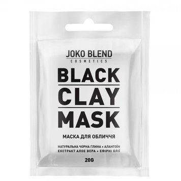 Маска черная глиняная для лица Joko Blend Black Сlay Mask 20 гр 00-00018290 фото