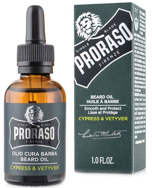 Набор подарочный для ухода за бородой из 3-х предметов Proraso beard kit Cypress & Vetyver 00-00012884 фото