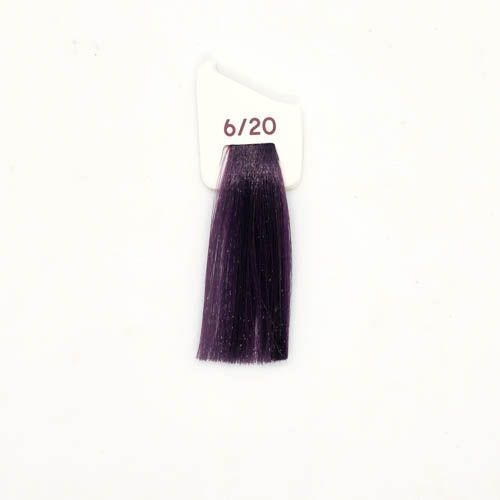 Крем-краска аммиачная для волос Inebrya Сolor №6/20 Violet Cherry Dark Brown 100 мл 00-00021405 фото