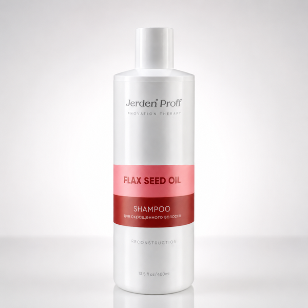 Шампунь для фарбованого волосся Jerden Proff Flax Seed Oil Shompoo 400 мл 00-00020845 фото