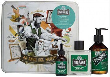 Набор подарочный для ухода за бородой из 3-х предметов Proraso Beard Kit Refresh 00-00012885 фото