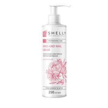 Крем для рук и ногтей с коллагеном эластином и экстрактом пиона Shelly 250 мл 00-00018132 фото