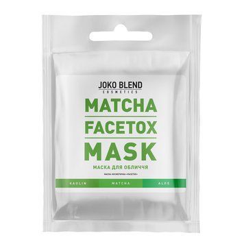 Маска для лица Joko Blend Matcha Facetox Mask 20 гр 00-00018296 фото