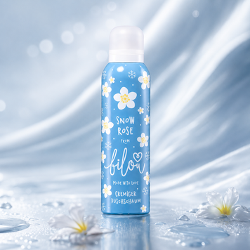 Пінка для душу Bilou Snow Rose 200 мл 00-00022711 фото