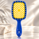 Щітка для волосся Janeke Superbrush Синьо-жовта 00-00020019 фото 1