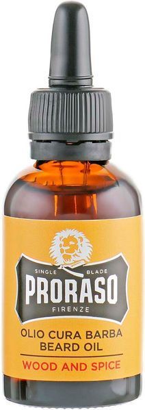 Набор подарочный для ухода за бородой из 3-х предметов Proraso beard kit Wood and Spice 00-00012881 фото