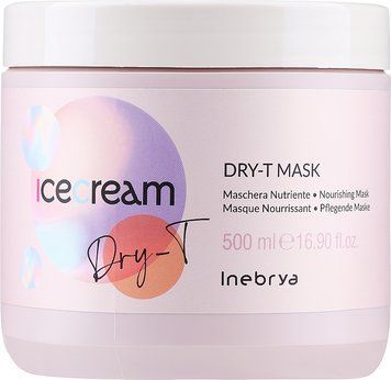 Маска для сухих, вьющихся и окрашенных волос Inebrya Dry-T Mask 500 мл 00-00021337 фото