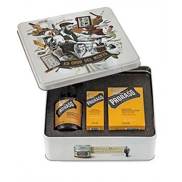 Набор подарочный для ухода за бородой из 3-х предметов Proraso beard kit Wood and Spice 00-00012881 фото