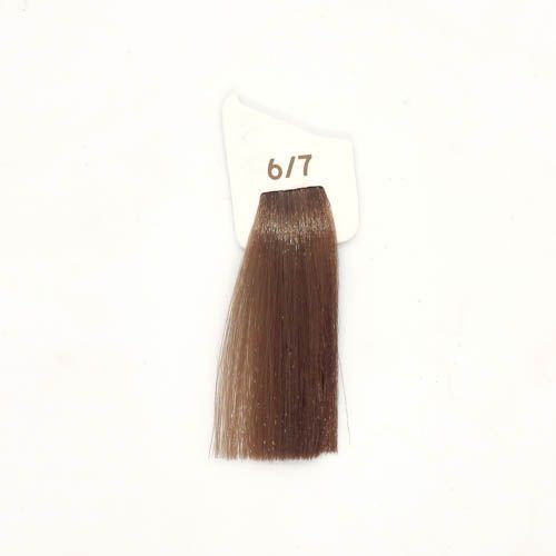 Крем-фарба аміачна для волосся Inebrya Сolor №6/7 Dark Blonde Brown 100 мл 00-00021445 фото