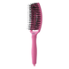 Щітка масажна для волосся Olivia Garden Finger Brush Iconic Boar&Nylon Pink Granita 00-00027337 фото 3