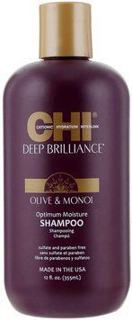 Шампунь для поврежденных волос CHI Deep Brilliance Optimum Moisture Shampoo 355мл 00-00012133 фото