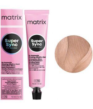 Крем-фарба безаміачна Matrix Super Sync Pre-Bonded №SPM Pastel mocha 90 мл 00-00024988 фото