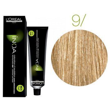 Крем-фарба для волосся Loreal Professionnel INOA 9 Дуже світлий блонд 60 мл 00-00004679 фото