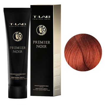 Крем-фарба для волосся T-Lab Premier Noir Colouring Cream №6.42 Dark Copper Iridescent Blonde 100 мл 00-00023433 фото