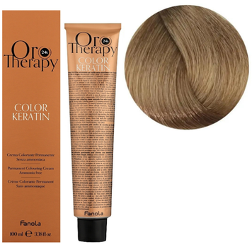 Крем-фарба безаміачна для волосся Fanola Oro Therapy №8/00 Intense light blonde 100 мл 00-00003105 фото
