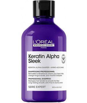 Шампунь для гладкості волосся L'Oreal Professionnel Keratin Alpha Sleek Shampoo 300 мл 00-00027300 фото