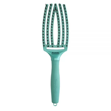 Щітка для укладки волосся Olivia Garden Finger Brush Care Iconic Boar&Nylon Arctic Teal 00-00027330 фото