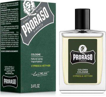 Одеколон після гоління Proraso Cologne Cypress & Vetyver 100 мл 00-00012888 фото