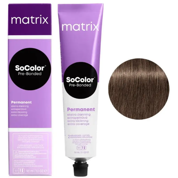 Крем - краска для волос Matrix Socolor Beauty №506NA Темный блондин натуральный пепельный 90 мл 00-00014212 фото