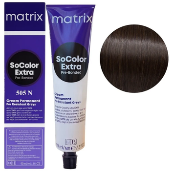 Крем-краска для волос Matrix Socolor Beauty Extra №505N Шатен мокко 90 мл 00-00026599 фото