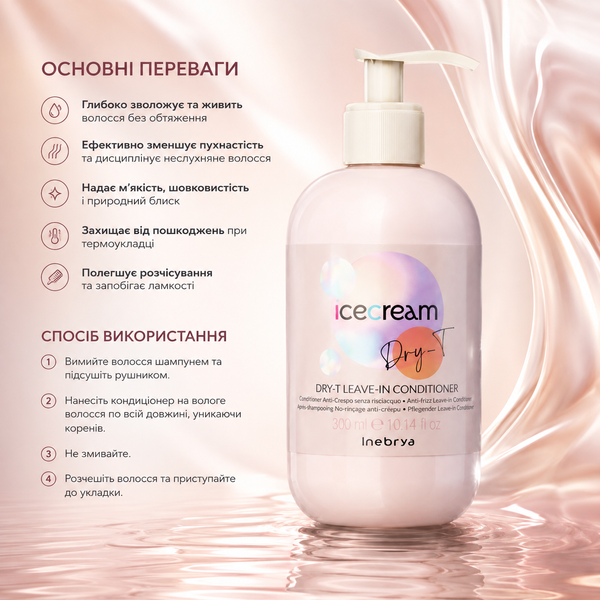 Кондиционер несмываемый Inebrya Leave-In Conditioner 300 мл 00-00021367 фото