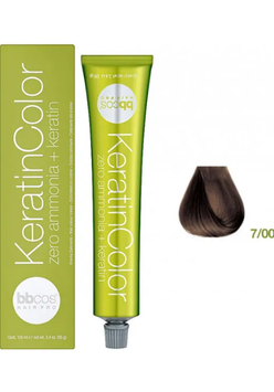 Крем-фарба безаміачна для волосся BBCos Keratin Color №7.00 Intense Natural Blonde 100 мл 00-00023215 фото