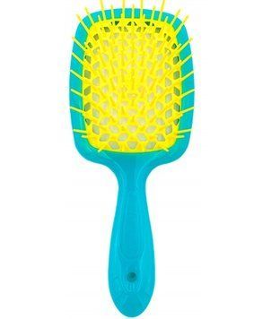 Щітка для волосся Janeke Superbrush Блакитно-жовта 00-00020386 фото