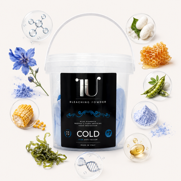 Порошок для освітлення волосся голубий Carisma IU Cold 500 гр 00-00020288 фото