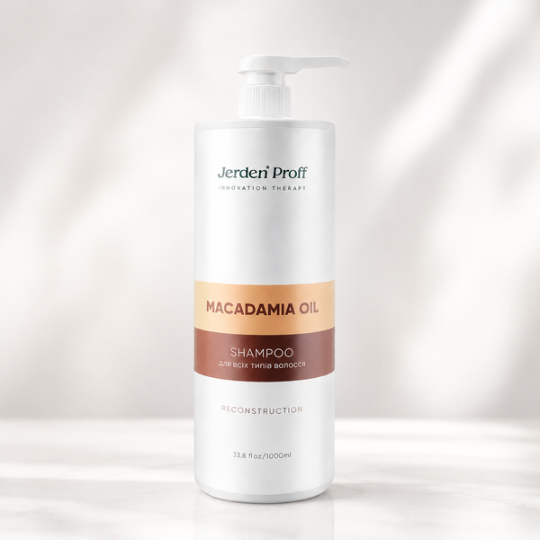 Шампунь для волосся з олією макадамії Jerden Proff Macadamia Oil Shampoo 1000 мл 00-00017506 фото