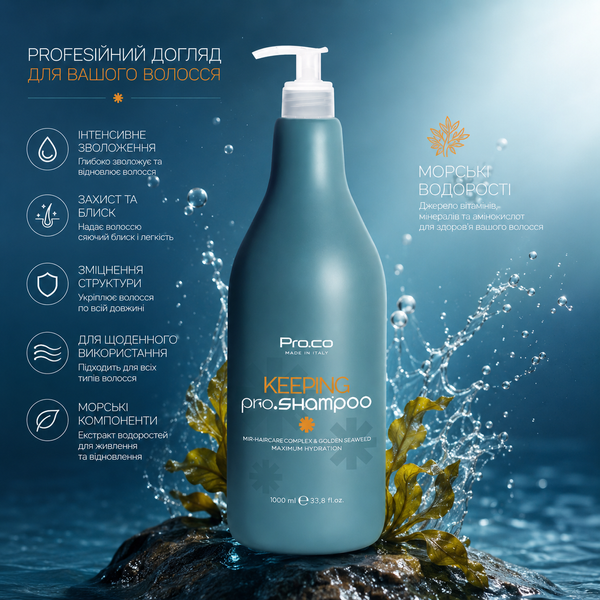 Шампунь для окрашенных волос Pro.Color Keeping Shampoo 1000 мл 00-00021290 фото