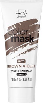 Маска тонуюча для волосся Unic Color Mask №8/76 Brown Violet 100 мл 00-00024320 фото