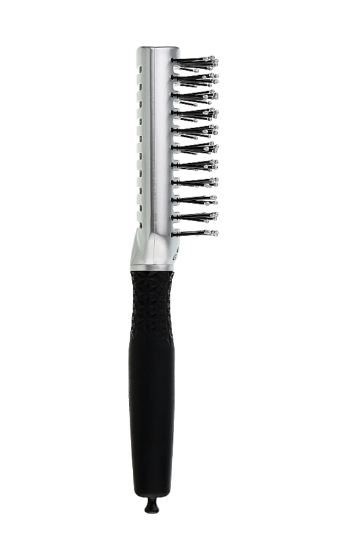 Щітка тунельна для волосся Olivia Garden Essential Style Tunnel Nylon Silver 00-00025346 фото