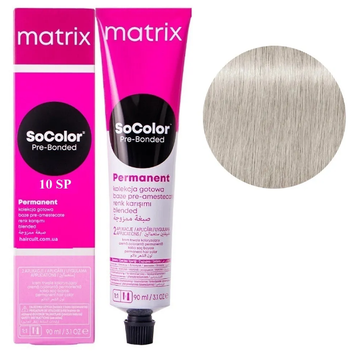 Крем-краска Matrix SoColor Pre-Bonded Cream №10SP Очень светлый пепельный блонд 90 мл 00-00026597 фото